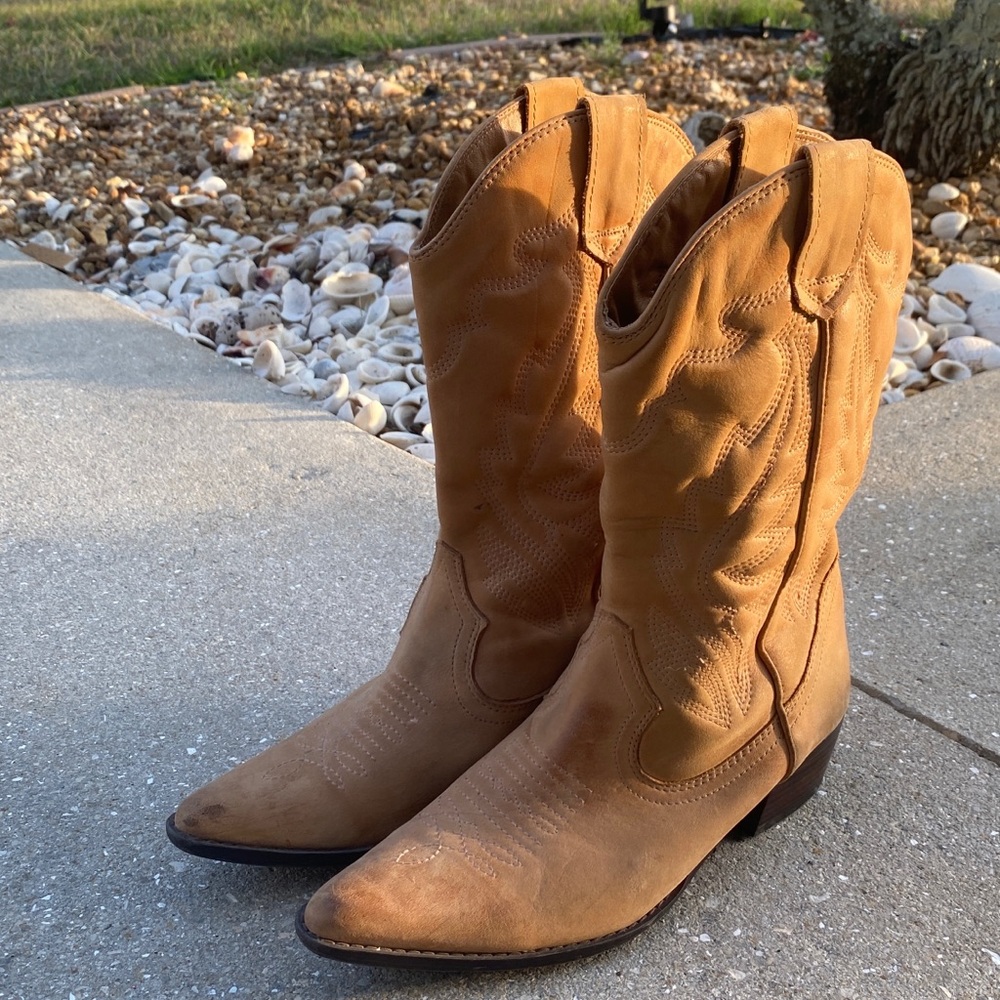 Tan Cowboy Boots